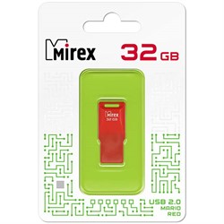 Флеш накопитель 32GB Mirex Mario, USB 2.0, Красный     13600-FMUMAR32 - фото 10310