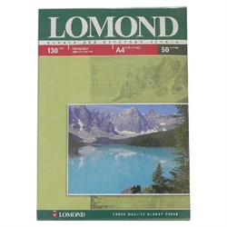 Lomond Глянцевая бумага 1x A4, 130г/м2, 50л.     0102017 - фото 4447