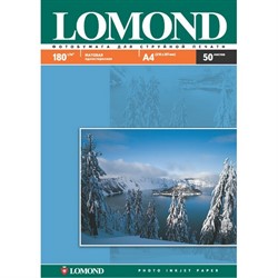 Lomond Матовая бумага 1х A4, 180г/м2, 50 листов     0102014 - фото 4483