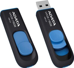 A-DATA Флеш накопитель 16GB UV128, USB 3.0, черный/синий     AUV128-16G-RBE - фото 4573