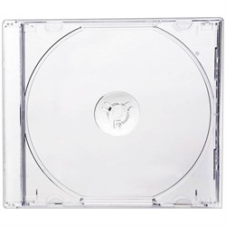 Бокс для CD/DVD, Slim, прозрачный - фото 4953