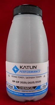Тонер HP CP2020/2025/2320 Black, химический (фл. 100г) Katun фас. России     2020 - фото 5048