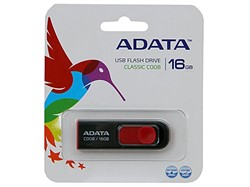 A-DATA 16GB Флеш накопитель Classic C008, USB 2.0, Черный - фото 5695