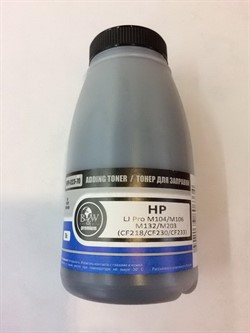 Тонер HP LJ Pro M104/M106/M132/M203 (CF218/CF230/CF233) (фл. 70г) B&W Premium фас. Россия     CF218/CF230/CF233 - фото 6791