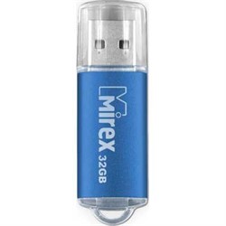 Флеш накопитель 32GB Mirex Unit, USB 2.0, Синий     13600-FMUAQU32 - фото 9947