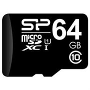Флеш карта microSD 64GB Silicon Power Elite microSDXC Class 10 UHS-I     SP064GBSTXBU1V10
