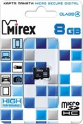 Флеш карта microSD 8GB Mirex microSDHC Class 4     13612-MCROSD08
