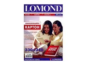 Lomond Картон самоклеящийся двухсторонний 170 г/м2, 330х440мм, 20 листов. 1513002