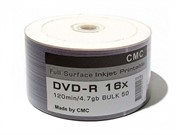 Диск DVD+R Ritek/CMC/MBI 4.7 Gb, 16x, Bulk (50), Printable     41182