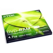 DVD-RAM  4.7GB односторонний Тип 4 TDK     DVD-RAM47C4EB