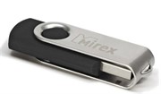 Флеш накопитель 8GB Mirex Swivel, USB 2.0, Черный     13600-FMURUS08