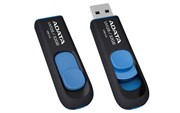 Флеш накопитель 64GB A-DATA UV128, USB 3.0, черный/синий     AUV128-64G-RBE