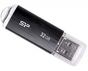 Silicon Power Флеш накопитель 32Gb Ultima U02, USB 2.0, Черный     SP032GBUF2U02V1K
