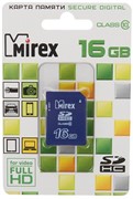 Флеш карта SD 16GB Mirex SDHC Class 10     13611-SD10CD16