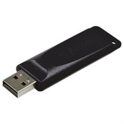 Флеш накопитель 128GB Verbatim Slider, USB 2.0, Черный 49328