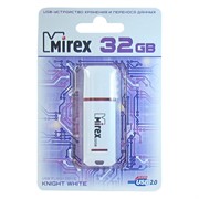 Флеш накопитель 32GB Mirex Knight, USB 2.0, Белый 13600-FMUKWH32