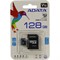 Флеш карта microSD 128GB A-DATA microSDHC Class 10 UHS-I A1 100/25 MB/s (SD адаптер)     AUSDX128GUICL10A1-RA1 - фото 9338